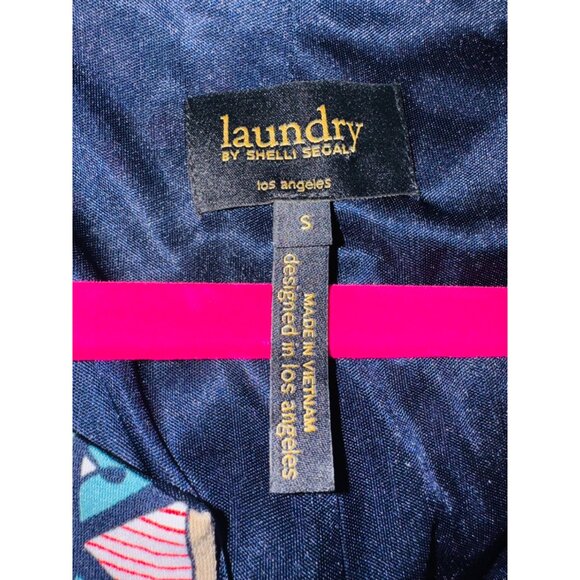 Laundry By Shelli Segal Multicolor Geometric Print Shift Dress S Office Siren - Picture 5 of 12